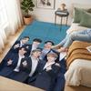 Boy Band Living Room Nonslip Area Rug Soft Carpet For Bedroom Game Playroom Sofa Office Home Decor Doormat Christmas Gift C92657