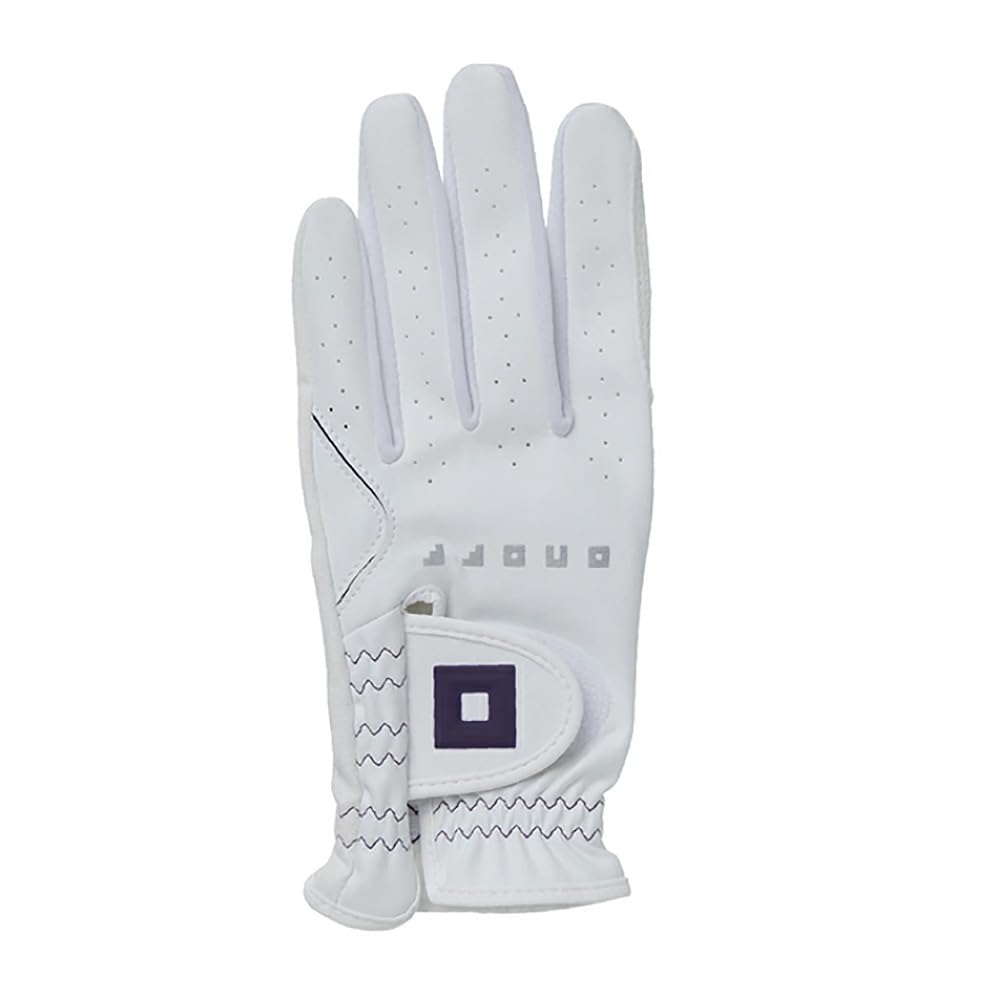 

Onoff Women s Golf Gloves, Size 21cm, Left Hand, OG7225, OG7225-01, White (White, WHT21)