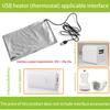 Car Refrigerator Bag Heating Plate 5V Portable USB Heating Plate, Used for Food Heater Lunch Box, Used for Electrically Heating