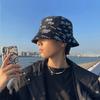 Bucket Hat Men's Summer Ins Tide Big Head Circumference Summer Sun Protection Hat Tide Brand Sun Hat Men's Sun Hat Short Brim