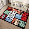 Grand Theft Auto III Graphic Design Rug Non-slip rug suitable for living room and bedroom sofas.