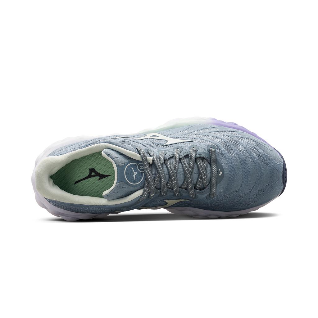 Mizuno  Wave Sky 8 Citadel Paisley Purple Women Sneakers Blue Hint-Of-Mint J1GD240271