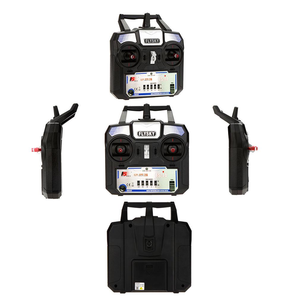 Flysky FS-i4 AFHDS 2A 2.4GHz 4CH Radio System Transmitter for RC Helicopter Glider with FS-A6 Receiver