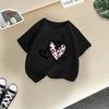 Girls' Fashionable T-shirt For Summer, Children's Casual Top