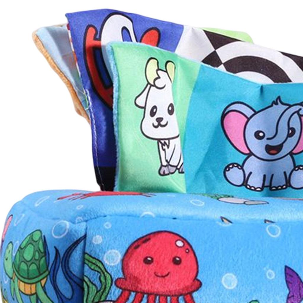 Baby Tissue Box Toy Montessori Educational for Infants 6-12 Months