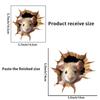 3D Personalised Mouse Sticker Animals Home Decor Living Room Wall Stickers