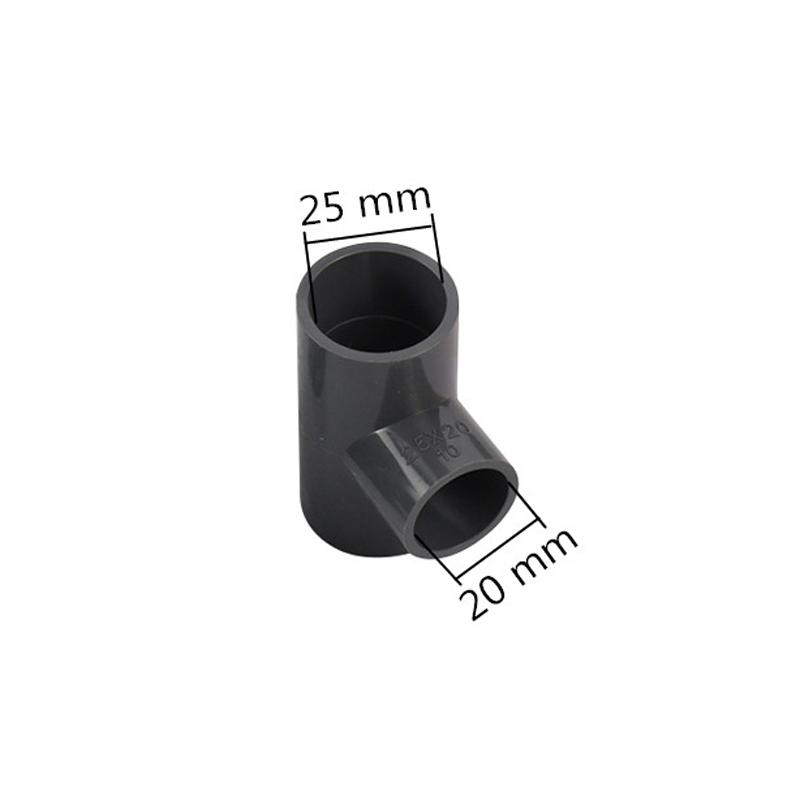 

20mm 25mm 32mm 40mm PVC Reducing Tee Connector Garden Irrigation Water Pipe Joint Aquarium Tank Fittings Bathroom DIY Tools