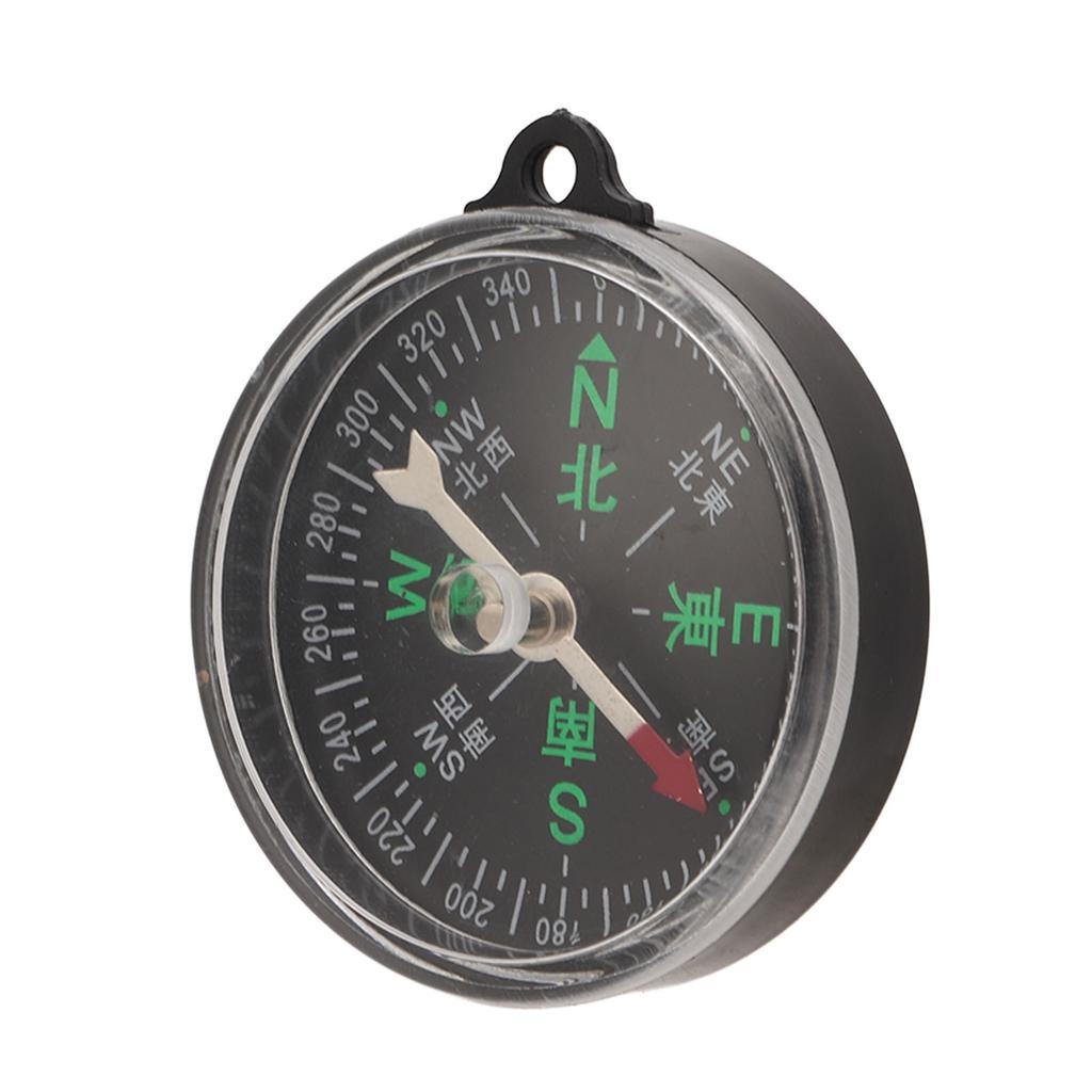 Bússola de Bolso Portátil Clássica Chassi Redondo Mini Bússola de Botão para Acampamento ao Ar Livre Caça
