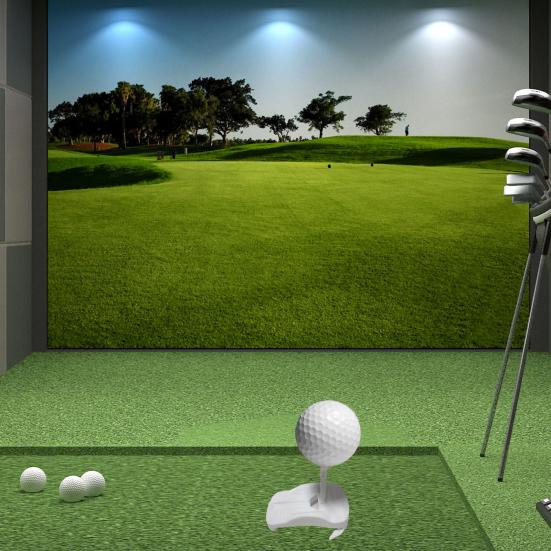 3D Printed Golf Tee Holder Artificial Turf Tee Stand Outdoor Indoor Driving Range Home Training Golf Simulator Tee Hinged Turf Base