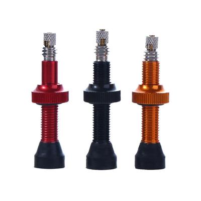 48mm Zinc Zinc Alloy Stem Sealant Brass Ultra-light Tubeless Tire Presta Valve Extender Valves MTB Bicycle