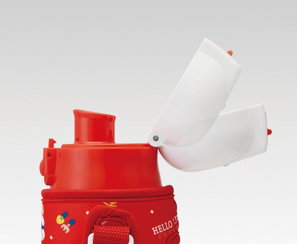 Skater Water Direct with Sanrio Hello Kitty Insulated Stainless Sports Bottle for Children's Bottle, 470ml, Drinking, Cover, Design, Steel,