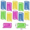 YFFSFDC Cat Toys, Springs, 20 Pieces, 4 Colors, Cat Toys, Spring Toys, Exercise Relief, Stress Relief, Pet Supplies