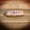 Yiwu Jewelry Aaa Square Zircon Color Plated, Real Gold Ring