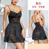 Women Sexy Lace Patchwork Satin Short Strap Nightdress Home Loungewear