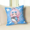 Cute T-Takanashi H-Hoshino Blue Print Pillow Case Aesthetic Bedroom Decor 30x30 40x40 45x45 50x50 60x60 65x65cm