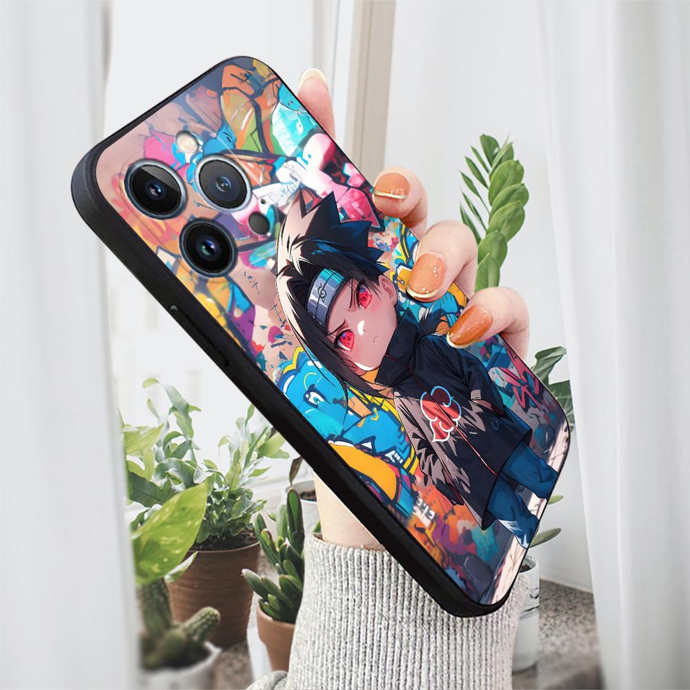 Popular Anime Phone Case for iPhone 15 14 13 12 11 Samsung Galaxy A12 A52 S24 S23 Xiaomi POCO Redmi Soft Square Liquid Silicone Cover