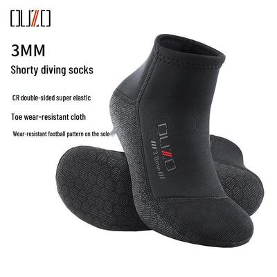 Calzini da sub con tubo corto da 3 mm: Calzini Antiscivolo, Resistenti all'Usura, Super Elastici per Snorkeling e Nuoto, per il Calore