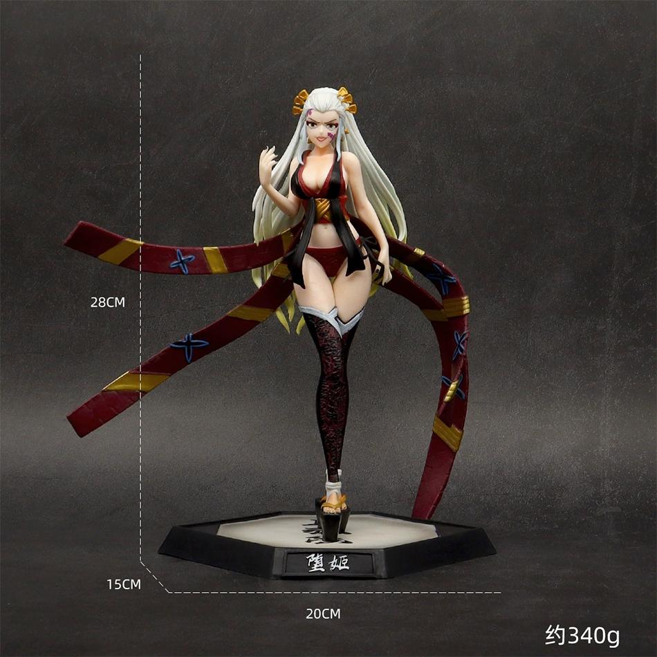 Anime Demon Slayer Kimetsu No Yaiba Figur Giyuutarou Daki Kokushibo Tsugikuni Yoriichi Douma Inosuke Actionfiguren Modell Spielzeug