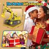 5-in-1 Stem Building Robot,555 PCS Kits for Kids , APP & Remote Control,Excavator Construction Toys, Programmable Erector, Gift