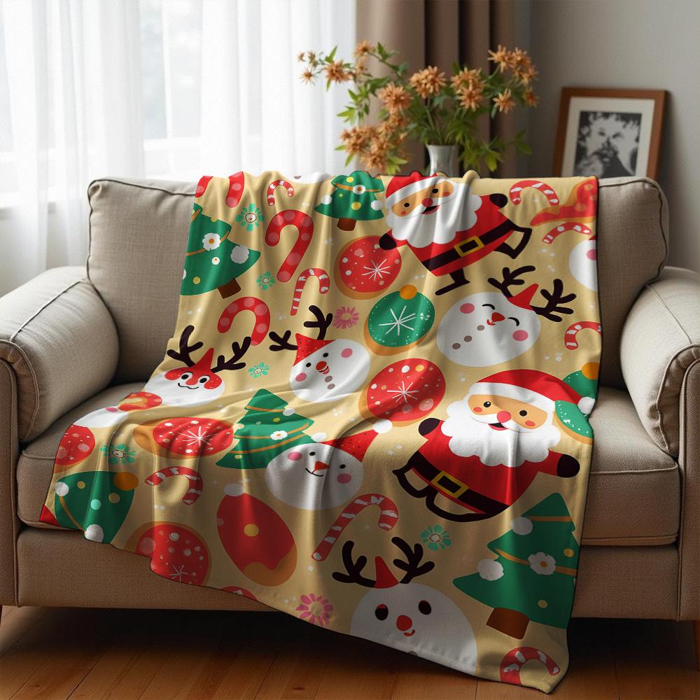 Witchy Frog Mushroom Soft Flannel Blanket Breathable Warm Throw for Office Car Sofa Kids Room Birthday Xmas Gift