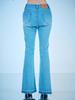 DILETTANTISME Light Wash Semi-Bootcut Spandex Denim