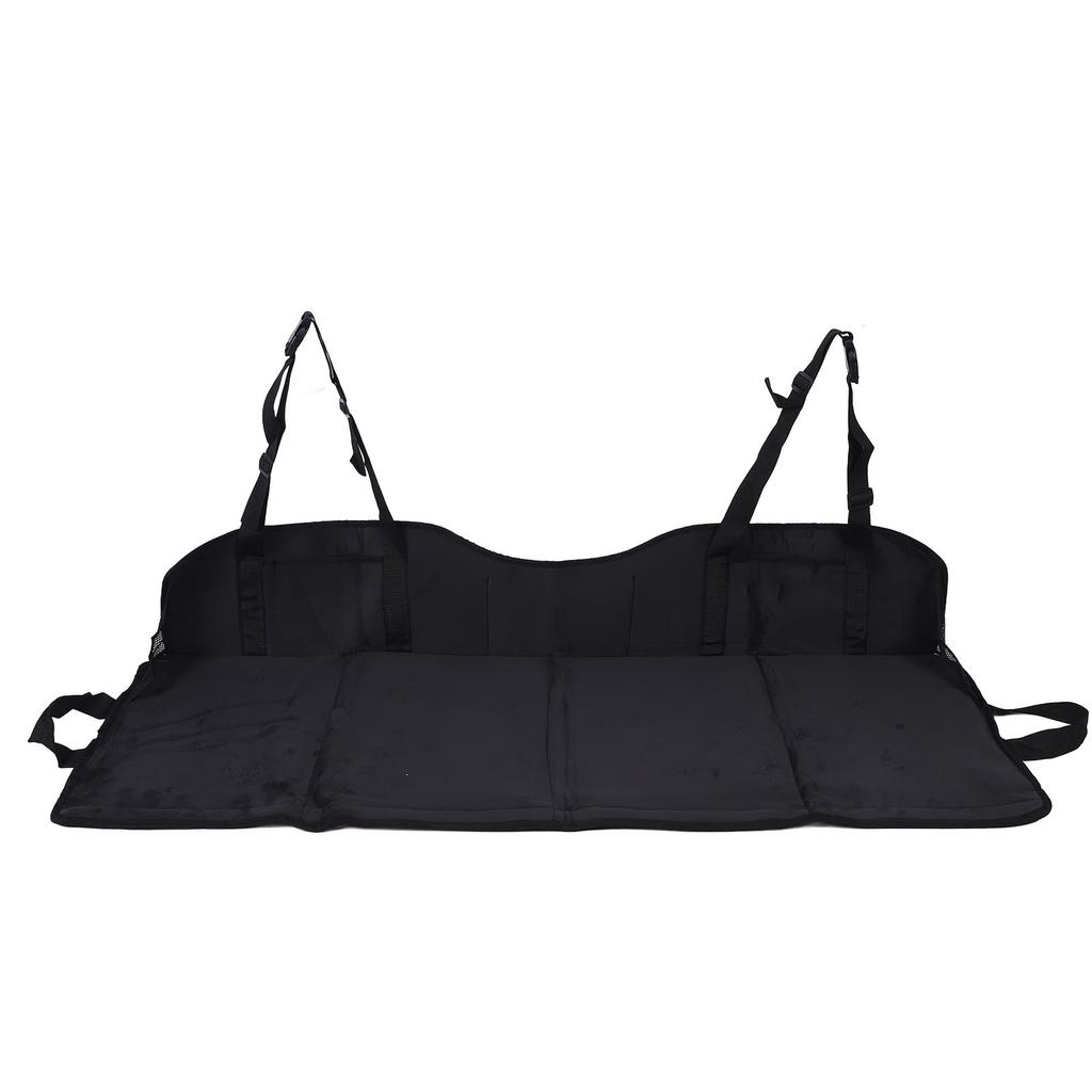 Skládací prodlužovač zadního sedadla auta Měkký vylepšený komfort Plyšový přenosný prodlužovací matrace na zadní sedadlo