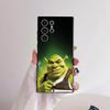 Cartoon S-Shrek Funny Phone Case For Samsung Galaxy S25 S24 S22 S23 Ultra S21 S20 Plus 5G Frosted Non-Slip Full Cover Soft Case