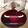 Personalized Chicago Bulls Round Chair Office Rug - Perfect for Mat, Office Chair & More - Ideal Gift for Birthdays and Holidays