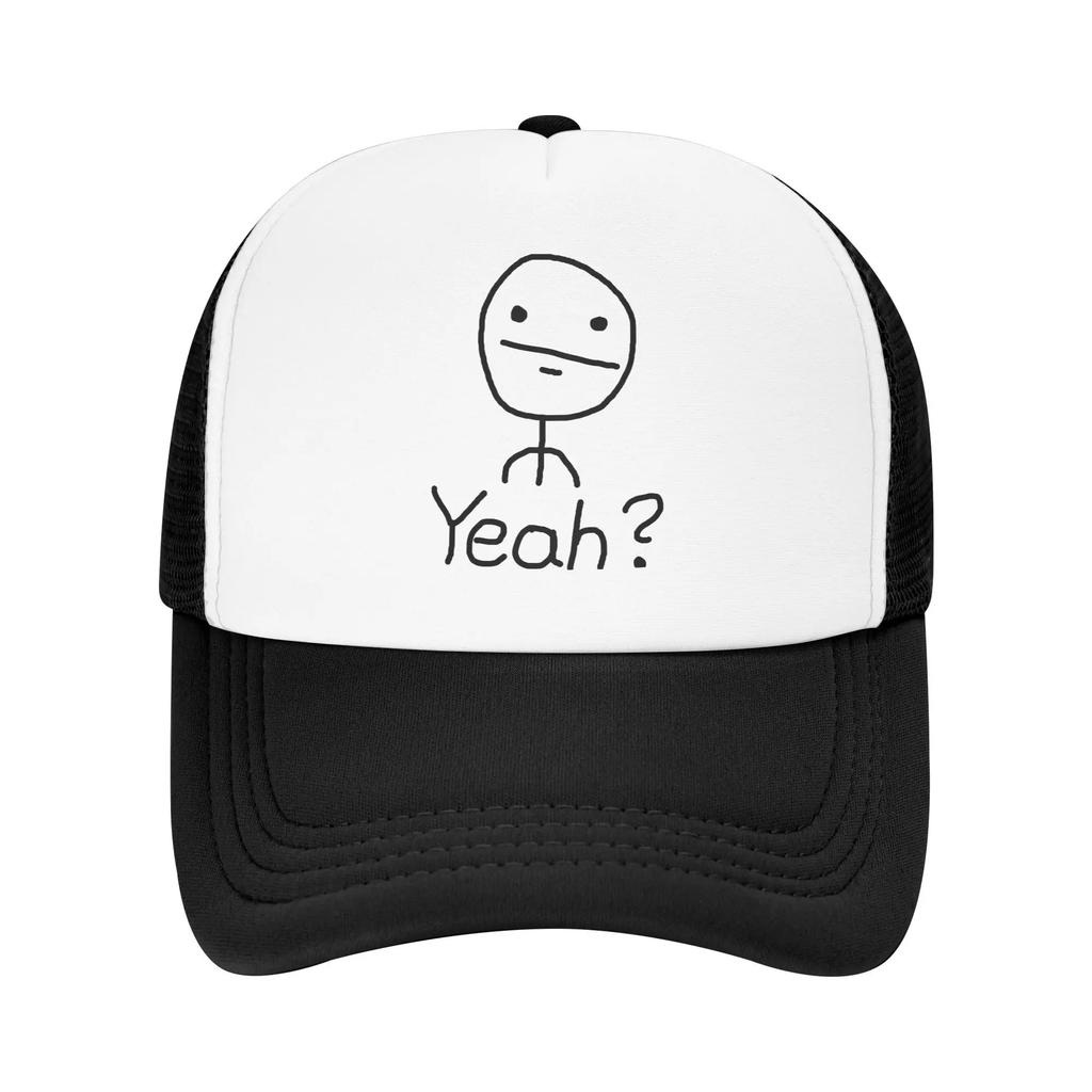Stickman Design Cool Outfits Mesh Trucker Hat Unisex Cooling Meshback Baseball Cap Trendy Adjustbale