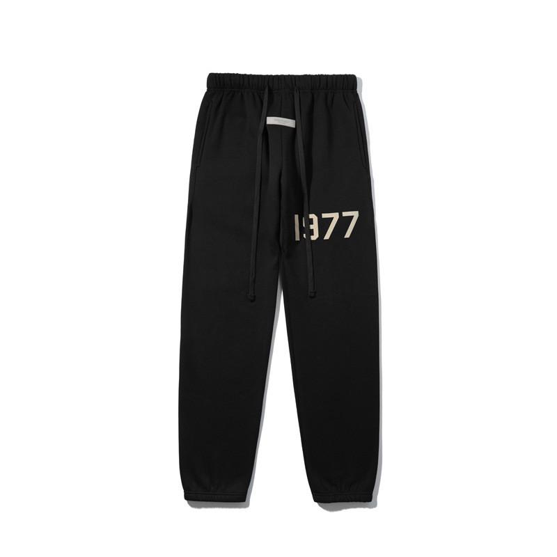 Mens Oversized Streetwear Joggers With Flocked