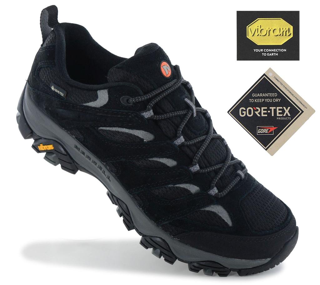 Merrell Moab 3 GTX GORE-TEX - Herren Wanderschuhe Trekking Schuhe Schwarz J036253 ORIGINAL