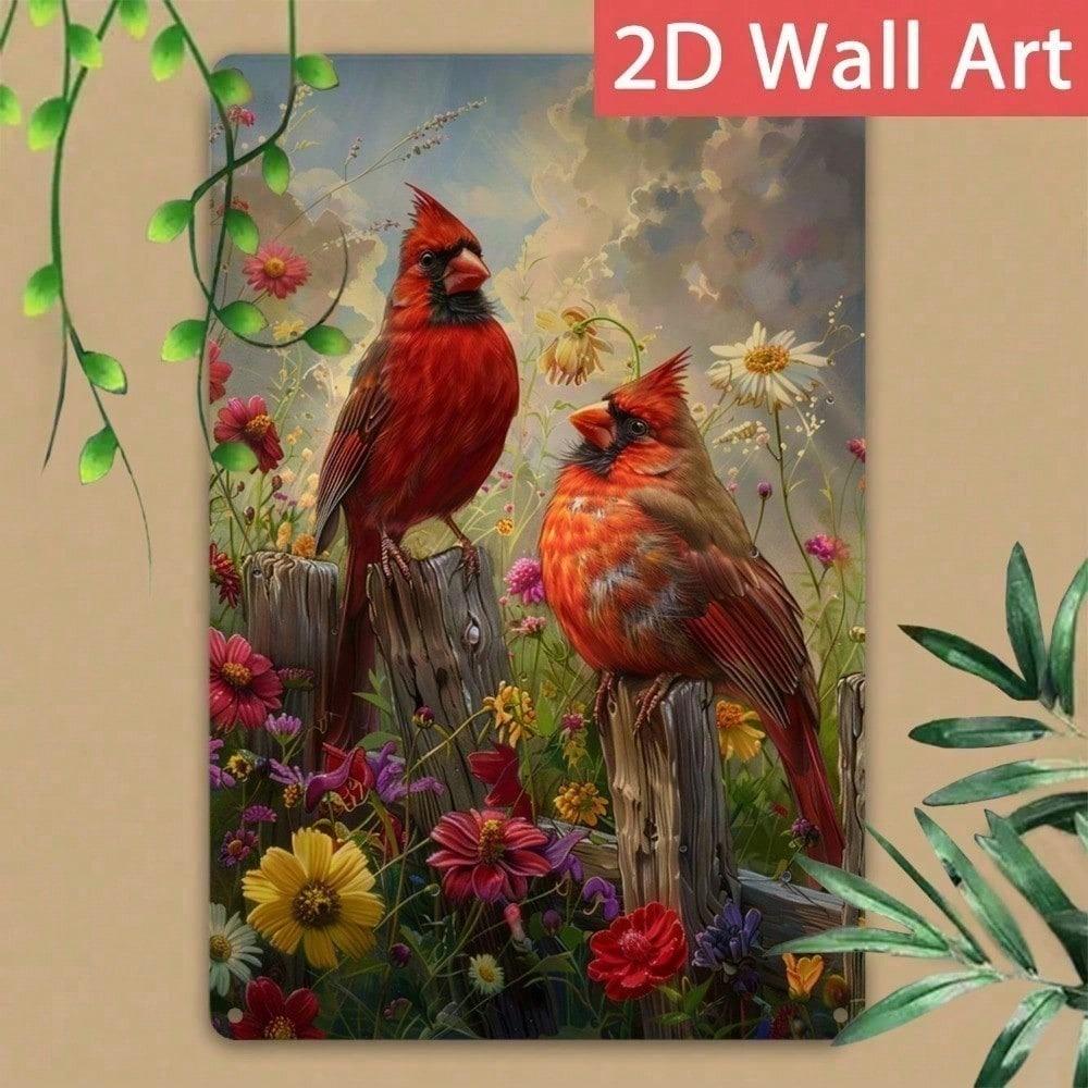 Americana Aluminum Metal Wall Art 12x8 Inch 2D Sign With Pre-Drilled Holes Windproof Indoor Outdoor Decor