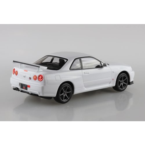 Aoshima Bunka Kyozai (AOSHIMA) 1/32 The Snap Kit Series Nissan R34 Skyline GT-R White Pre-Colored Plastic Model Kit 11-B