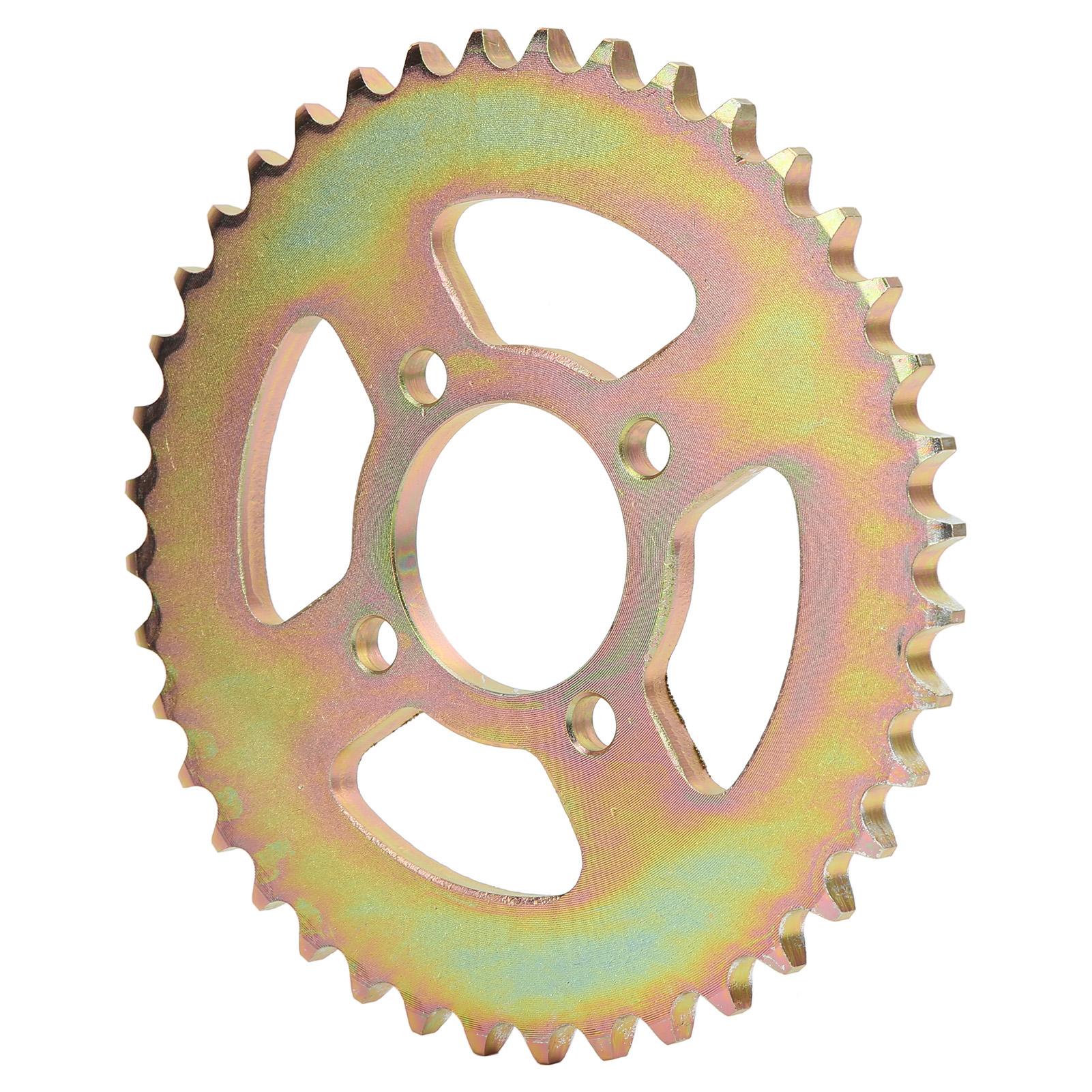 

Звезда цепи 40 зубьев Передняя Задняя Углеродистая сталь 4 отверстия 58 мм Посадочное отверстие Звездочка для цепи 530 ATV Квадроцикл Мотоцикл для бездорожья