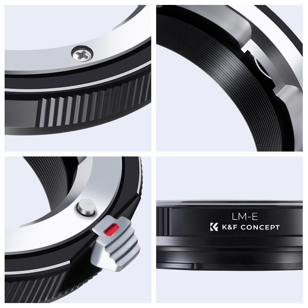 Concept Mount Adapter for Leica Lenses to Sony NEX Mount Conversion Infinity Direct from the Manufacturer K&F M-Mount E-Mount Cameras, LM-NEX Ring,