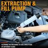 200/500ML Car Oil Extractor Pump Liquid Fluid Extraction Filling Syringe Transfer Hand Pump Automotive Tools
