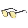 Vintage Rivet Tortoiseshell Round Sunglasses Women Men Retro Classic Green Lens Sun Glasses Male  Hombre UV400 S3821