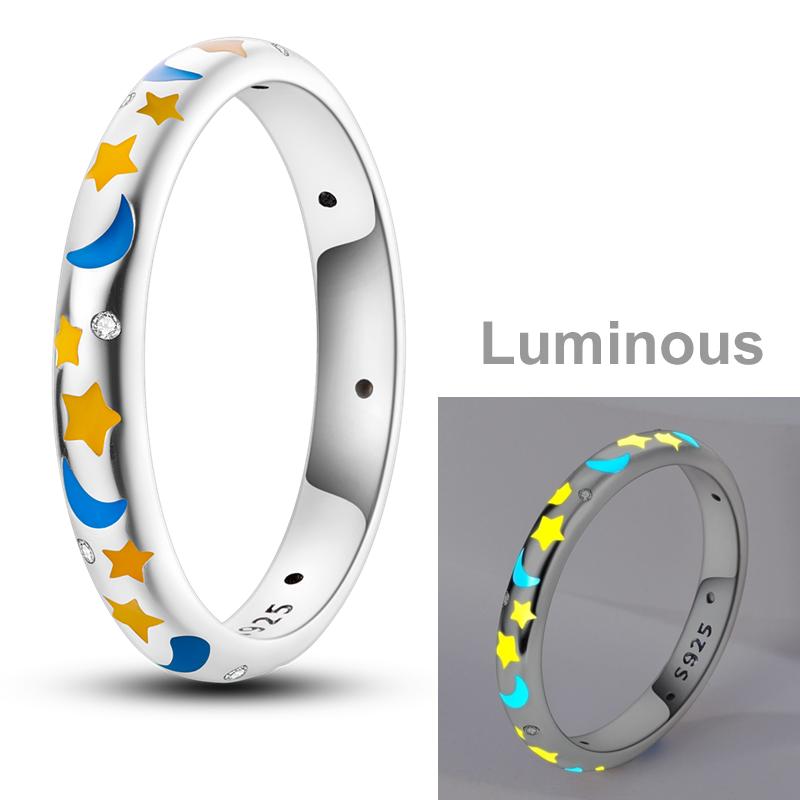 925 Sterling Silver Rings Sparking Colorful Zirconium Ring Popular LOVE Wedding Rings for Women Engagement Jewelry Anniversary