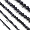 Blue SandStone Round Loose Stone Beads 15" Strand Charms for Bracelets 4 6 8 10 12MM Fashion Accessories