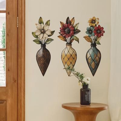 Creative Retro Vase Bedroom Living Room Home Background Beautification Decoration Wall Stickers