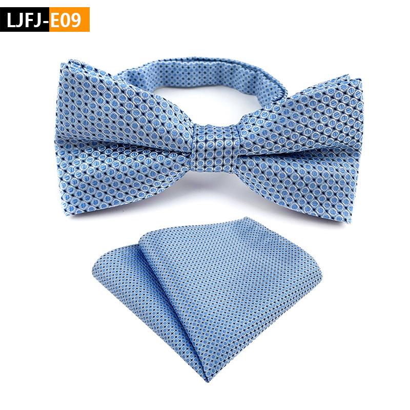 Bow Tie Plus Pocket Towel Set, Groom'S Wedding Bow Tie.