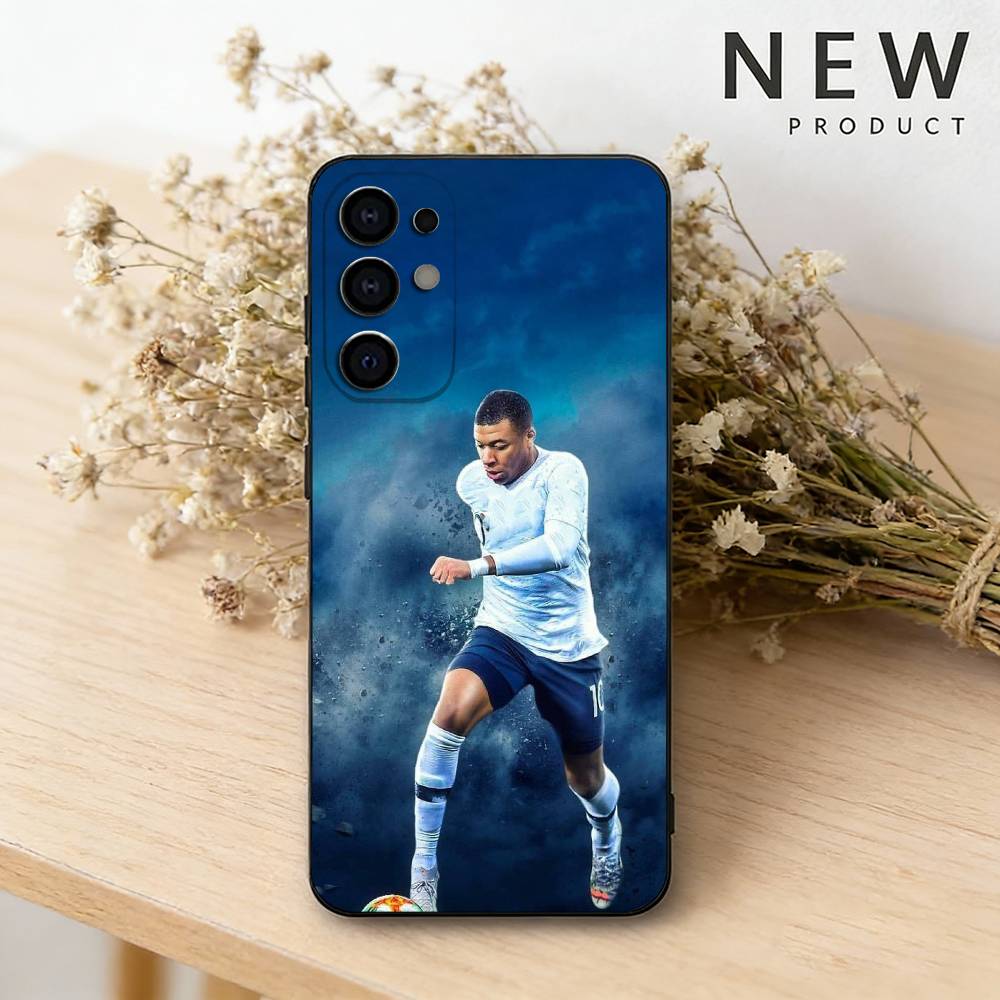 Custodia per telefono Football K-Kylian M-MbappeS per Samsung S26,25,24,21,22,23,30,20,Ultra,Plus,Fe,Lite Cover Morbida Nera