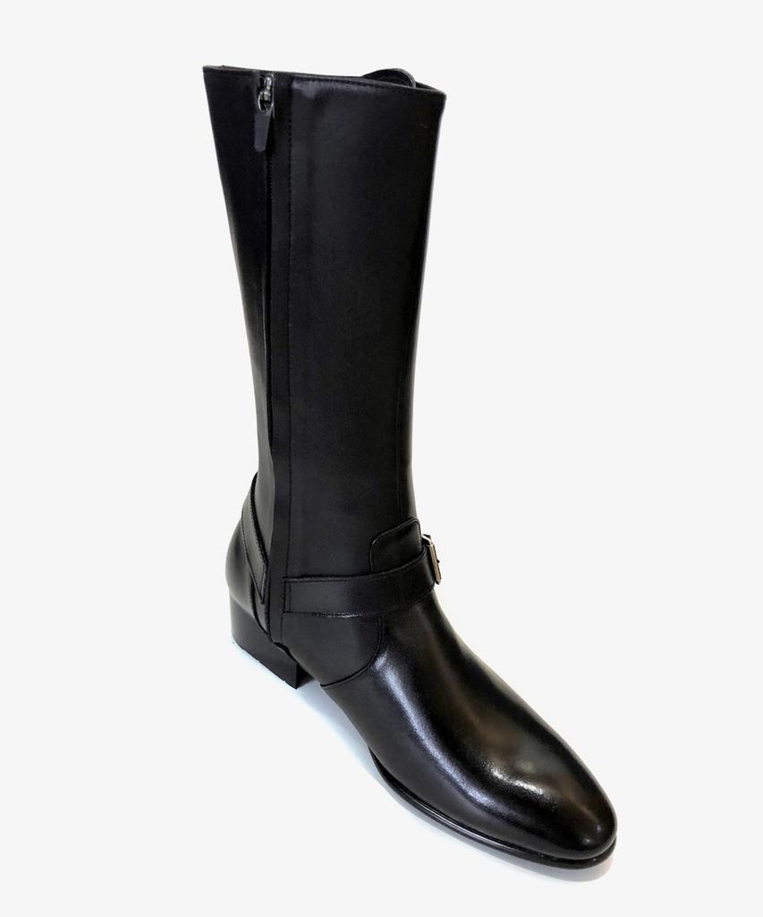 Joenshoe Laurent Mid-Level Engineer Long Boots Black