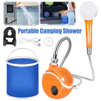 Portable Camping Shower Rechargeable Electric Shower Handheld Shower for Camping