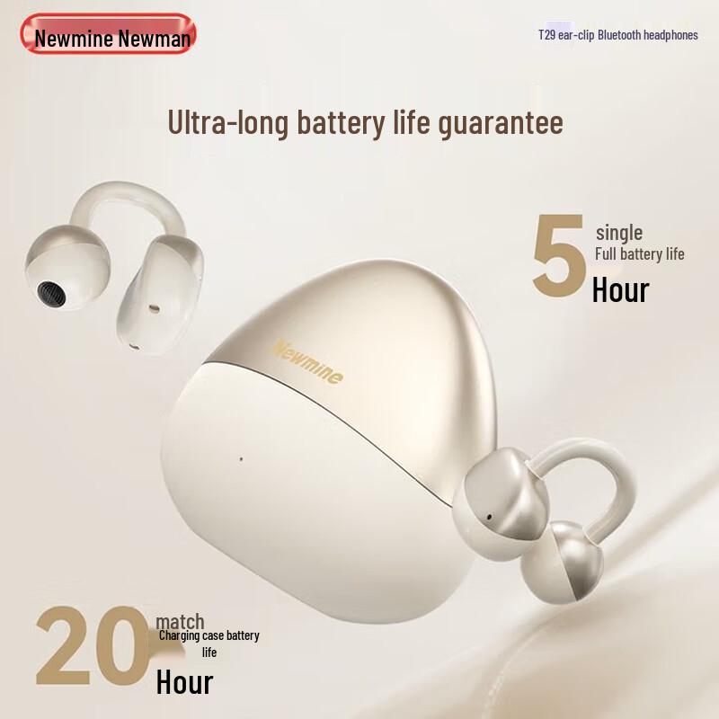 Newman T29 Wireless Bluetooth Clip-on Earbuds