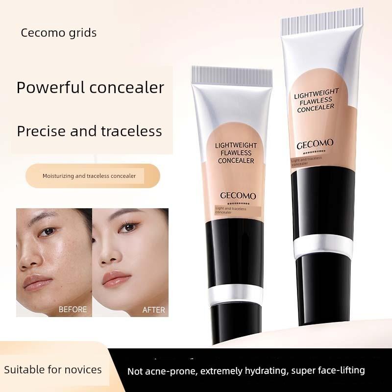 Concealer To Cover Spots On the Face, Powerful Concealer, It Conceals Dark Circles and Eye Bags, Three-Color Single-Color Genuine Product