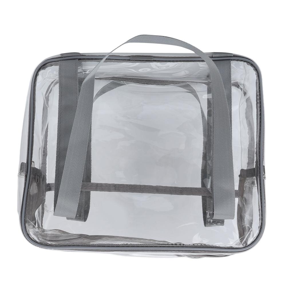 Clear Makeup Bag Large Capacity Waterproof   Closure Cosmetic Handbag Transparent Travel Toiletry Bag