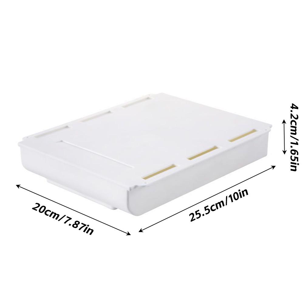 Organisateur de tiroir caché créatif collant petit tiroir sous bureau gain de place adhésif porte-papeterie organisateur usage bureau/maison