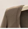 Korean Style Brushed Long-Sleeve T-Shirt for Women - 2025 Autumn/Winter, Collarbones Show Style, Inner Top