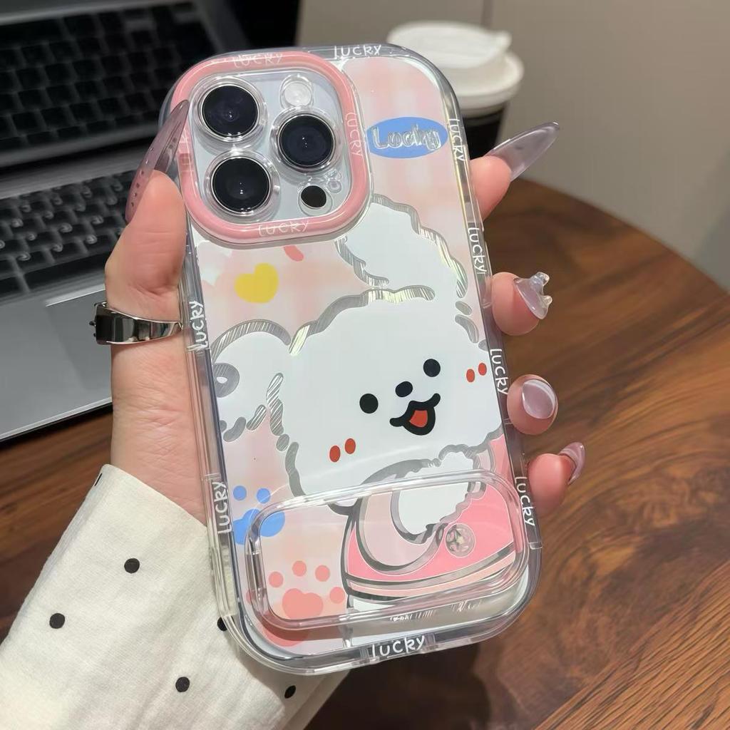 Sticker Puppy Is Suitable for Apple 15iphone16promax Mobile Phone Case 12/13PRO Huawei All-inclusive Anti-drop.